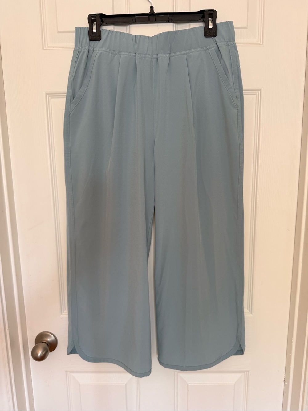Title Nine Women's Wide-Leg Staycation 2.0 Pants in Dusty Blue